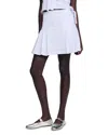 Sandro Short Striped Skirt In Ciel Blan