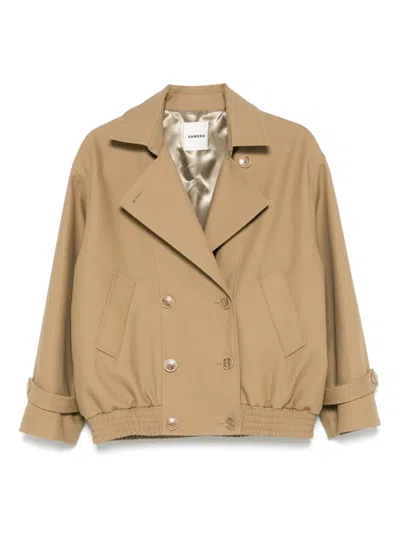 Sandro Short Trench Coat