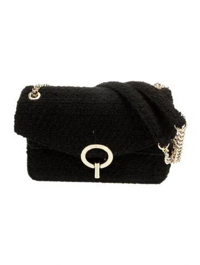 Pre-owned Sandro Shoulder Bag In Black