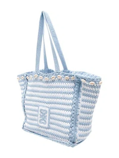 Pre-owned Sandro Shoulder Bag In Blue