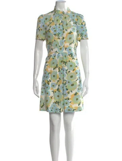 Pre-owned Sandro Silk Knee-length Dress