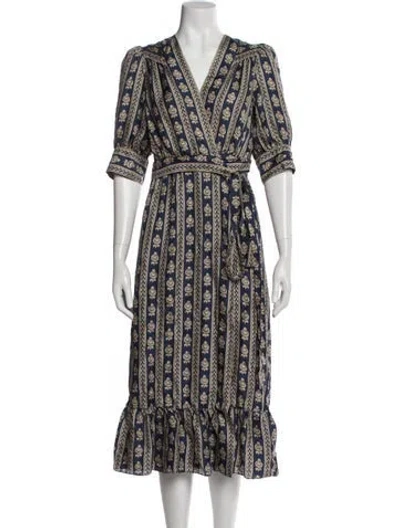 Pre-owned Sandro Silk Midi Length Dress