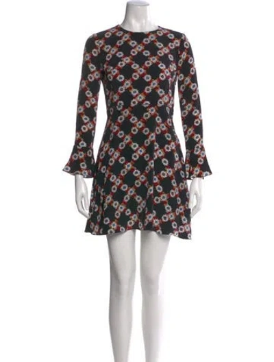 Pre-owned Sandro Silk Mini Dress In Black