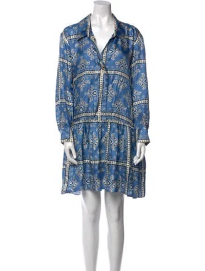 Pre-owned Sandro Silk Mini Dress W/ Tags