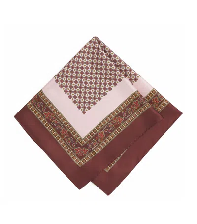 Sandro Silk Printed Scarf In Multi
