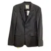 Sandro Single-breasted Blazer In Black Wool In Black