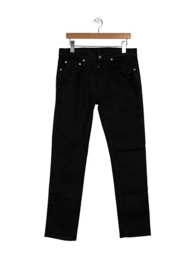 Pre-owned Sandro Skinny Jeans In Black