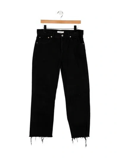 Pre-owned Sandro Skinny Jeans In Black