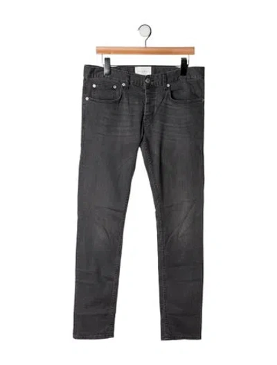 Pre-owned Sandro Skinny Jeans In Gray
