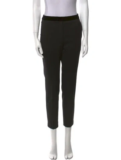 Pre-owned Sandro Skinny Leg Pants In Black