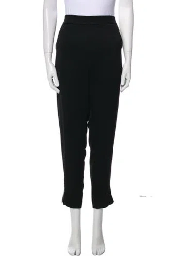 Pre-owned Sandro Skinny Leg Pants In Black