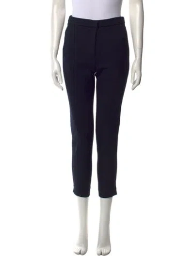 Pre-owned Sandro Skinny Leg Pants In Black