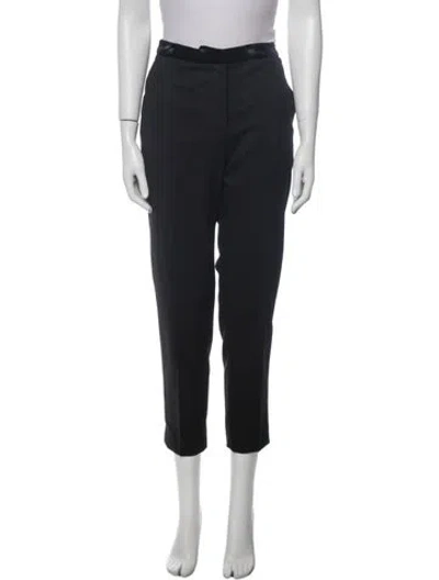 Pre-owned Sandro Skinny Leg Pants In Black