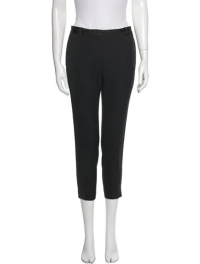 Pre-owned Sandro Skinny Leg Pants In Black