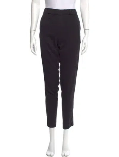 Pre-owned Sandro Skinny Leg Pants In Black