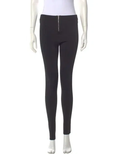 Pre-owned Sandro Skinny Leg Pants In Black