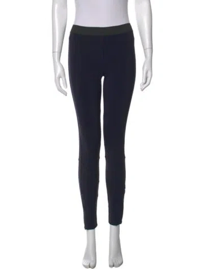 Pre-owned Sandro Skinny Leg Pants In Black