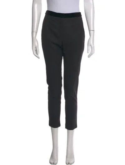 Pre-owned Sandro Skinny Leg Pants In Black