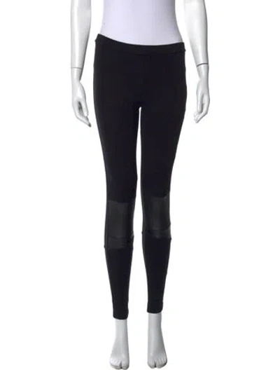 Pre-owned Sandro Skinny Leg Pants In Black