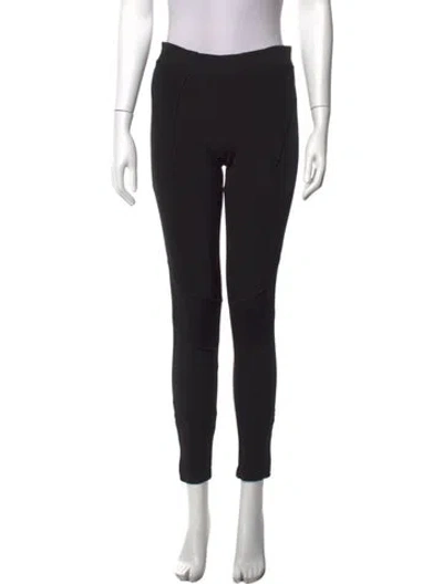 Pre-owned Sandro Skinny Leg Pants In Black