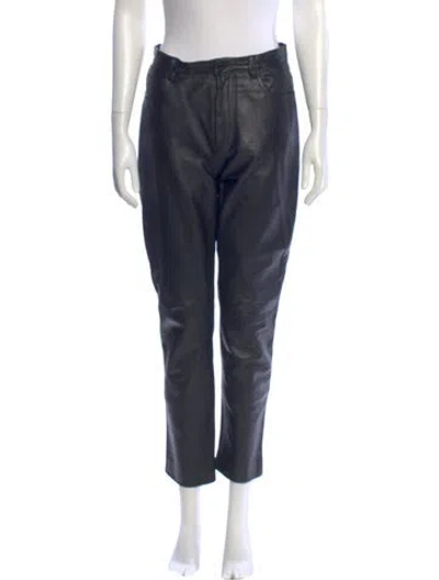 Pre-owned Sandro Skinny Leg Pants In Blue