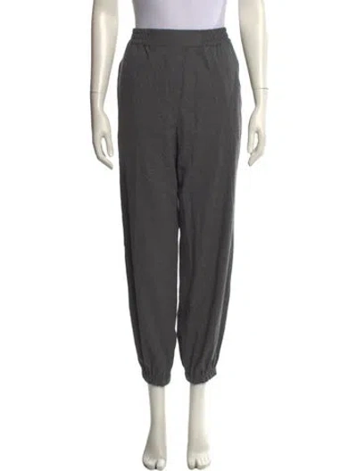 Pre-owned Sandro Skinny Leg Pants In Multi