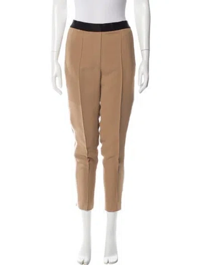 Pre-owned Sandro Skinny Leg Pants In Neutral