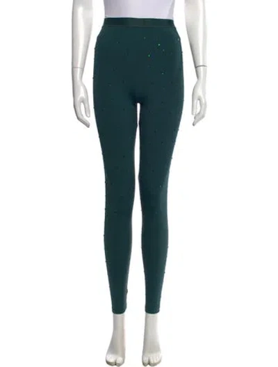Pre-owned Sandro Skinny Leg Pants W/ Tags In Green
