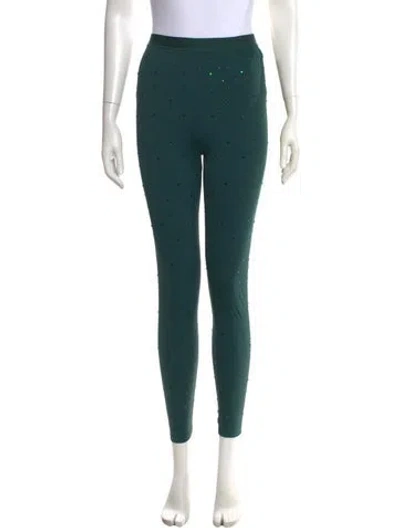 Pre-owned Sandro Skinny Leg Pants W/ Tags In Green