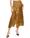 Sandro Woman Midi Skirt Mandarin Size 10 Viscose In Orange