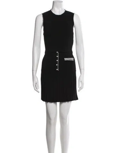 Pre-owned Sandro Skirt Set In Black