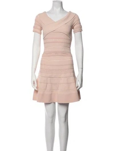 Pre-owned Sandro Skirt Set In Pink