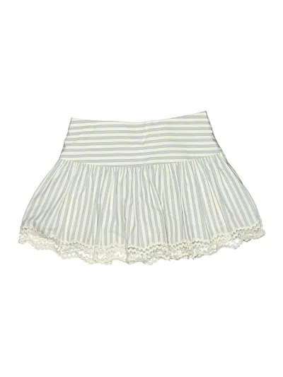 Pre-owned Sandro Skort In Ivory