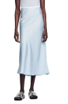 Sandro Skyn Skirt In Sky Blue