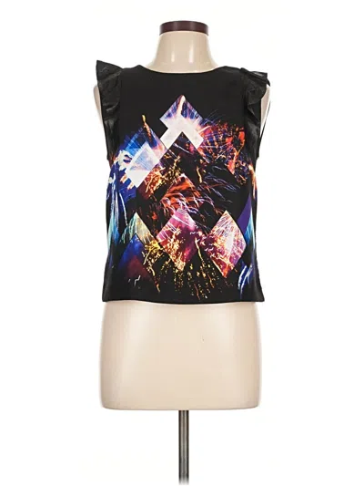 Pre-owned Sandro Sleeveless Blouse In Black