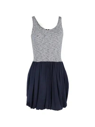 Pre-owned Sandro Sleeveless Mini Dress In Blue