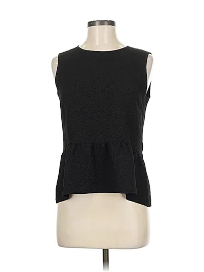 Pre-owned Sandro Sleeveless Top Black Halter Neckline Tops