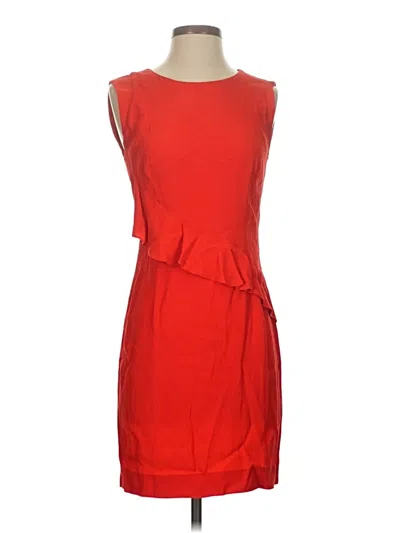Pre-owned Sandro Sleeveless Top Red Boatneck Tops