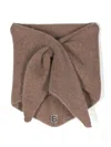 Sandro Shani Wool & Cashmere Collar Snood Scarf In Neutrals