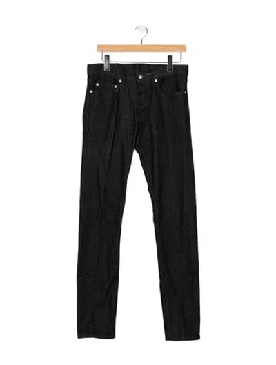 Pre-owned Sandro Slim Fit Jeans In Black