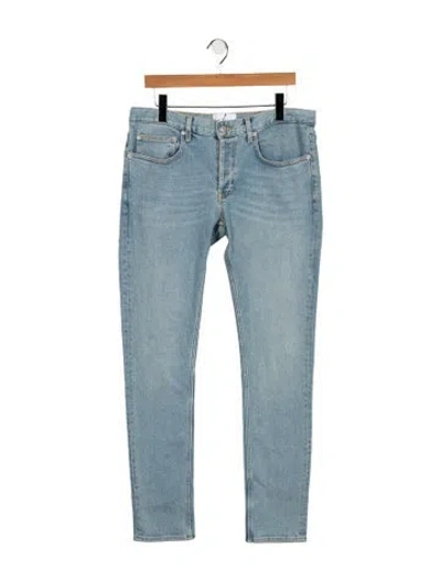 Pre-owned Sandro Slim Fit Jeans In Blue