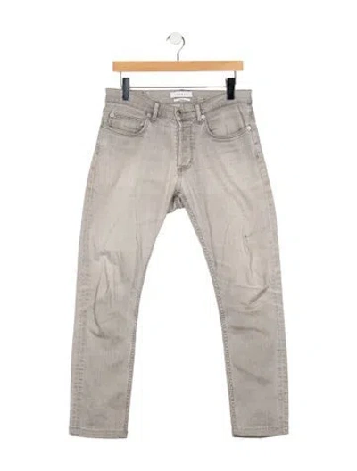 Pre-owned Sandro Slim Fit Jeans In Grey