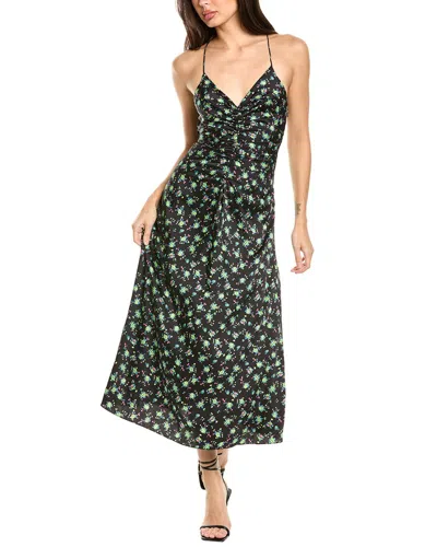 Sandro Slip Dress In Black