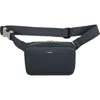 Sandro Small Reconstitued Leather Bag In Gray