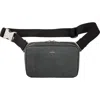 Sandro Small Recycled Leather Bag In Graphites