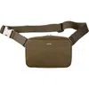Sandro Small Recycled Leather Bag In Olive Green.