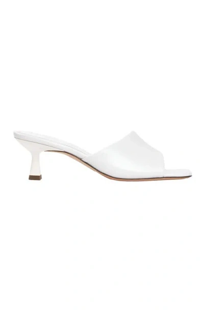 Sandro Paris Metallic Leather Heeled Mules 55
