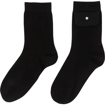 Sandro Socks With Bead Detail In Black