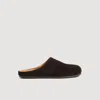 Sandro Split Leather Mules In Black