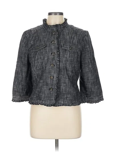 Pre-owned Sandro Sportswear Denim Jacket In Gray